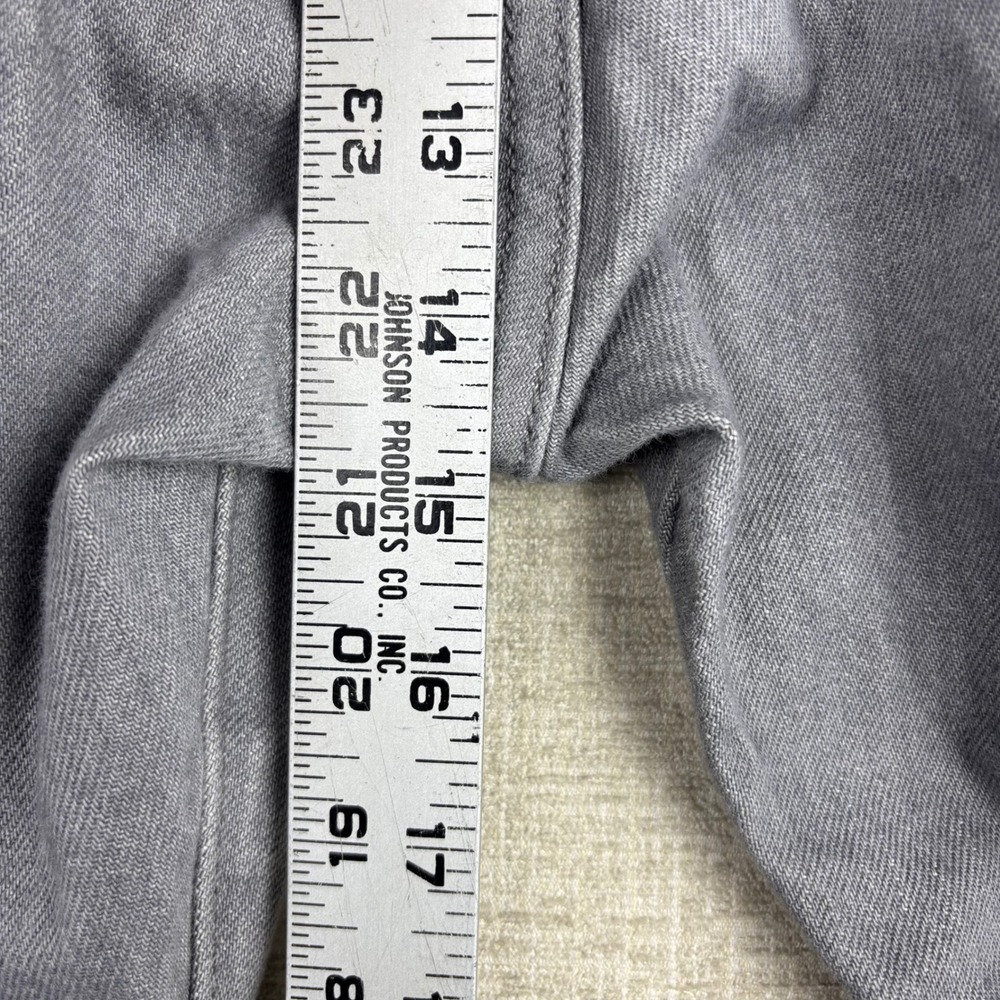 Levis 501 Original Fit Grey Straight Leg‎ Button Fly Denim Jeans Mens 38x32 - Picture 4 of 6